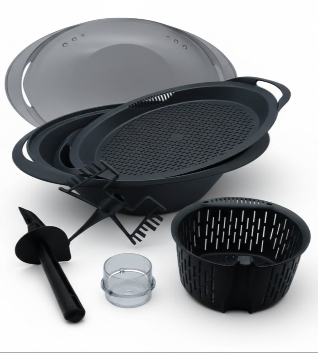 Thermomix Zubehör Set Varoma Dampfgaraufsatz Garkorb Messbecher