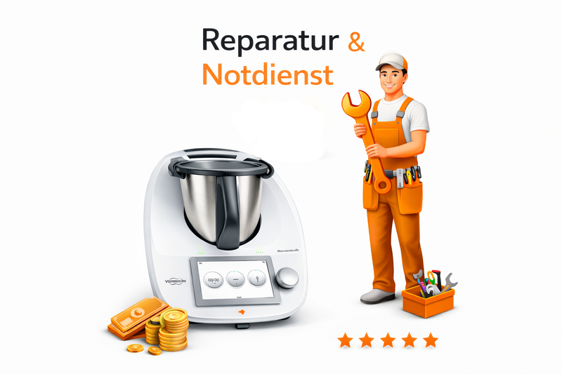 Thermomix Reparatur und Notdienst Service für geprüfte Instandsetzung